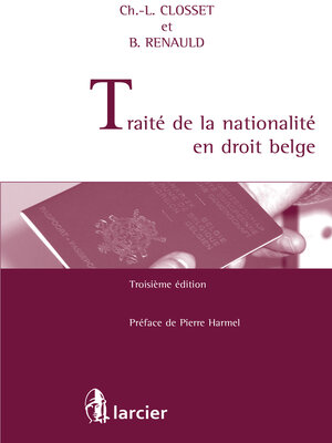 cover image of Traité de la nationalité en droit belge